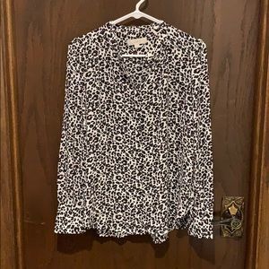 NWOT LOFT Crossover Back Utility Blouse